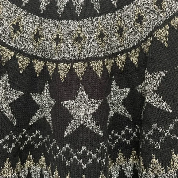 Rails Zoey Fair Isle Metallic Cotton & Wool Blend Sweater - Picture 4 of 7